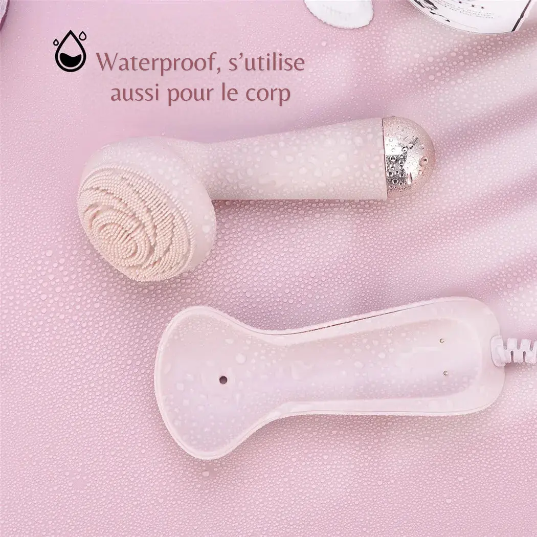 Brosse faciale électrique en silicone pour le nettoyage des pores CelluPro-appareil anti-cellulite